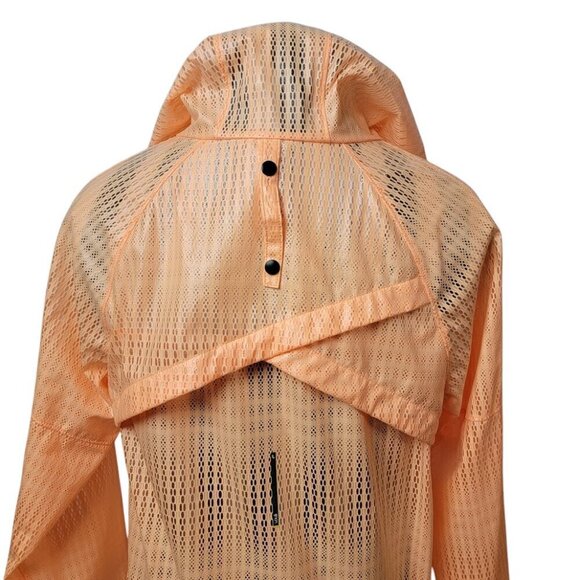 LOLE Women's Small Happy Jacket Orange W Eyelet Pattern Excellent Condition - Picture 5 of 11